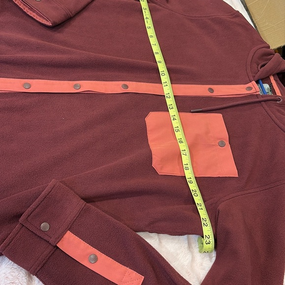 Ascend Microfleece Hooded Button Up Jacket - Picture 8 of 9